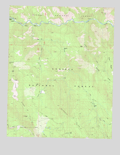 Verplank Ridge, CA USGS Topographic Map