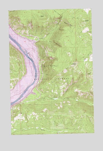 Volcour Gulch, MT USGS Topographic Map