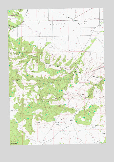 Wapinitia, OR USGS Topographic Map