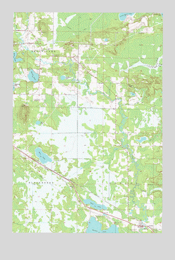 Warba, MN USGS Topographic Map