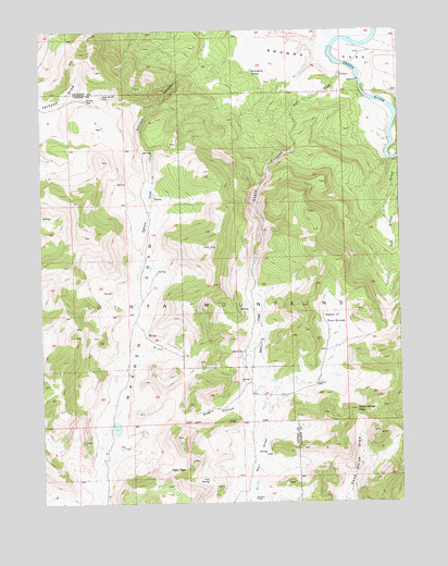 Warren Draw, UT USGS Topographic Map