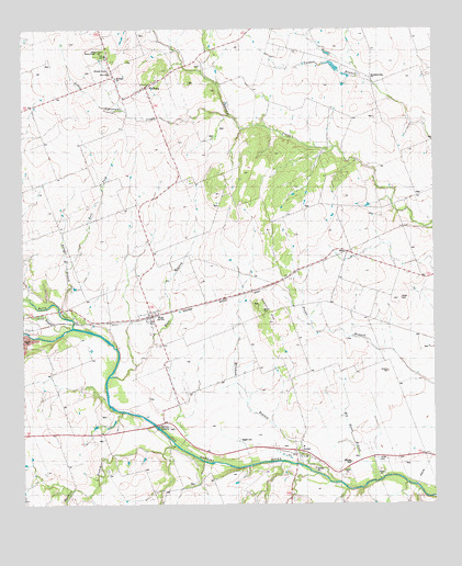 Weir, TX USGS Topographic Map