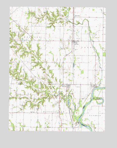 West Union, IL USGS Topographic Map
