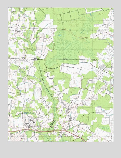 Whaleyville, MD USGS Topographic Map