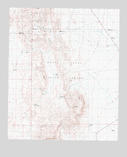 Capitol Peak, NM USGS Topographic Map