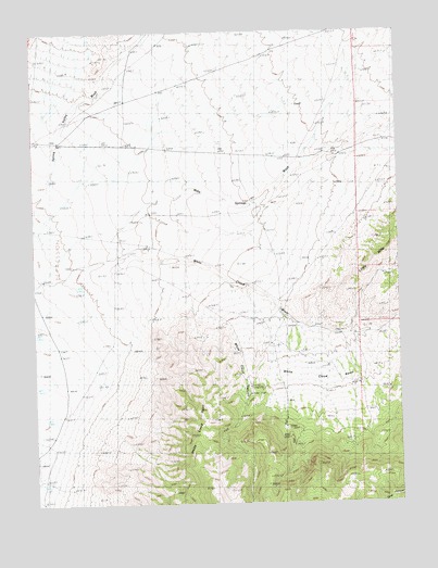 White Cloud Point, NV USGS Topographic Map