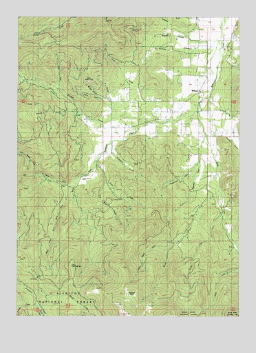 Williams, OR USGS Topographic Map