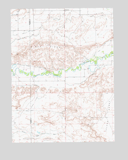 Windy Ridge, UT USGS Topographic Map