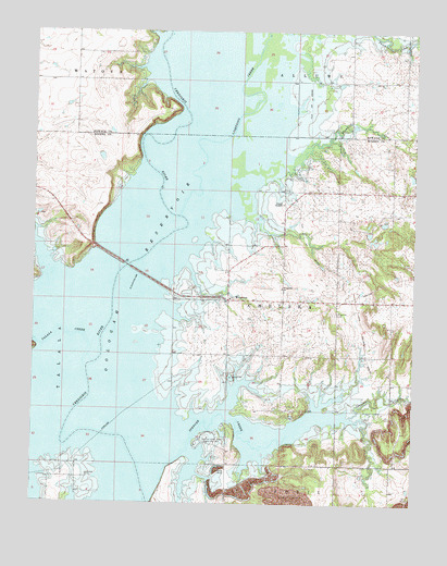 Winganon, OK USGS Topographic Map