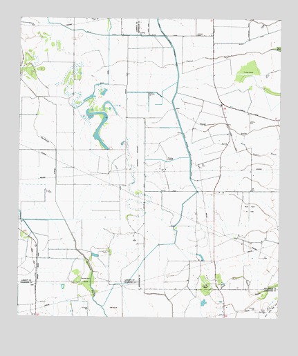 Winnie NW, TX USGS Topographic Map
