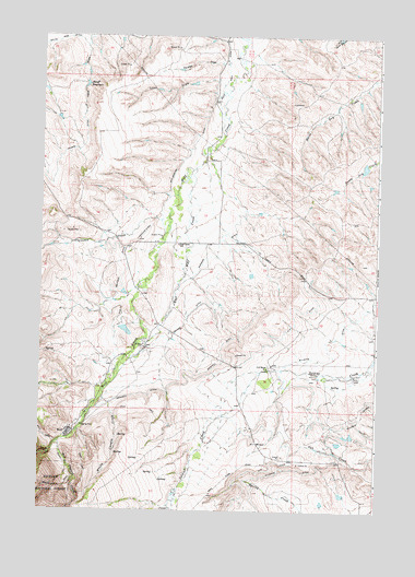 Wolf, WY USGS Topographic Map