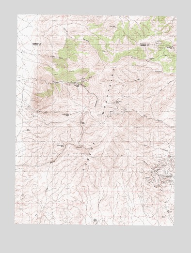 Woody Canyon, NV USGS Topographic Map