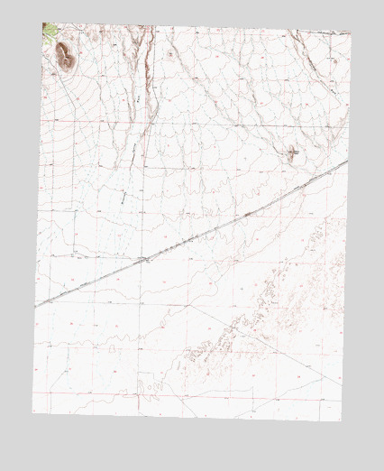 Zane, UT USGS Topographic Map