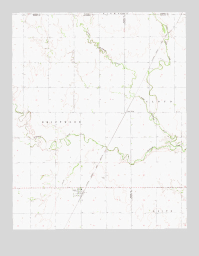 Capron, OK USGS Topographic Map