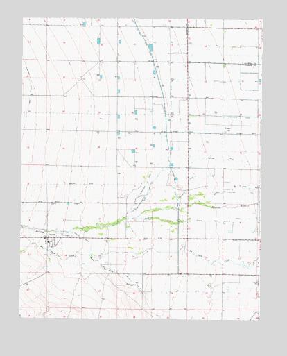 Capulin, CO USGS Topographic Map