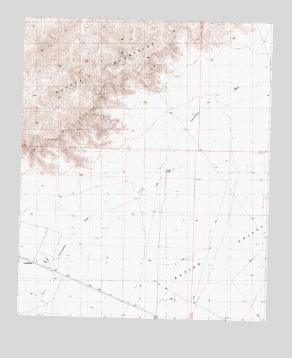 Butler Well, AZ USGS Topographic Map
