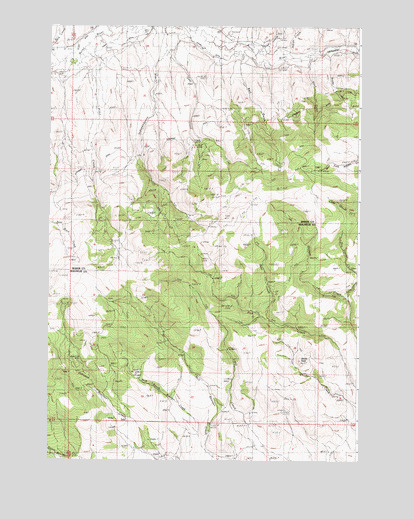 Devils Heel, OR USGS Topographic Map