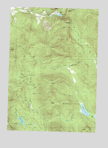 Dixville Notch, NH USGS Topographic Map