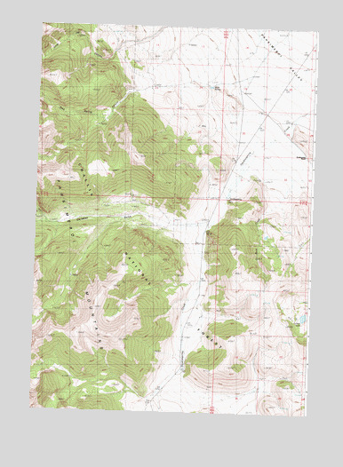 Doublespring, ID USGS Topographic Map