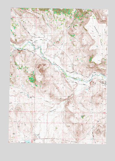 Drewsey, OR USGS Topographic Map