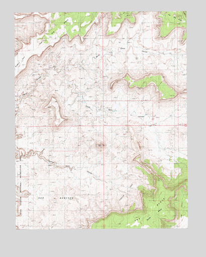 Fiddler Butte, UT USGS Topographic Map