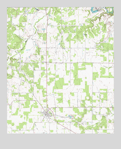 Carbon, TX USGS Topographic Map