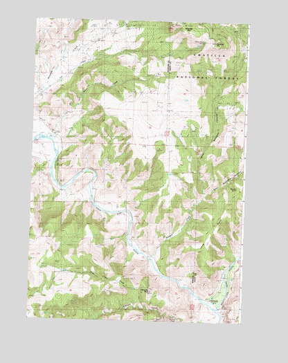 Kimberly, OR USGS Topographic Map