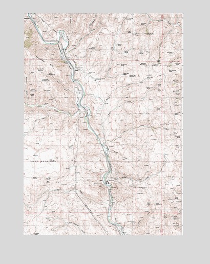 Lime, OR USGS Topographic Map
