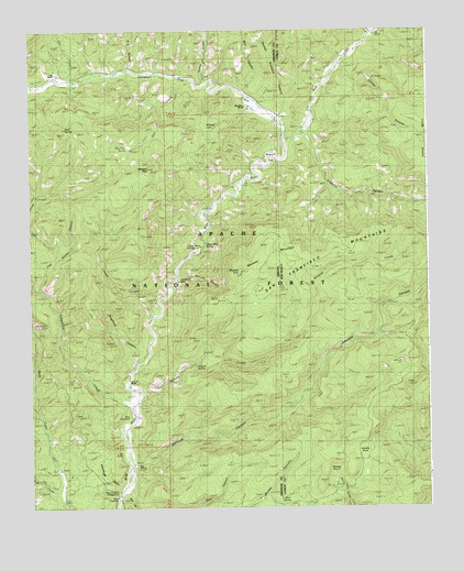 Maness Peak, AZ USGS Topographic Map