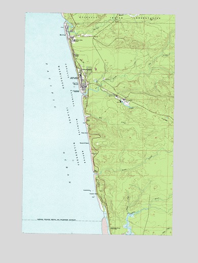 Moclips, WA USGS Topographic Map