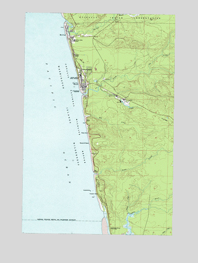 Moclips, WA USGS Topographic Map