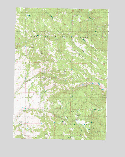 Sharp Ridge, OR USGS Topographic Map