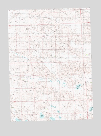Skunk Lake, NE USGS Topographic Map