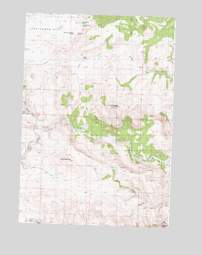 Tubb Spring, OR USGS Topographic Map