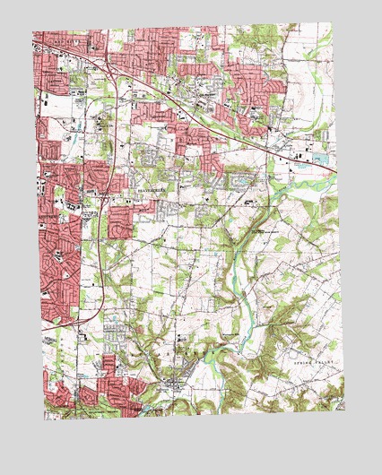 Bellbrook, OH USGS Topographic Map