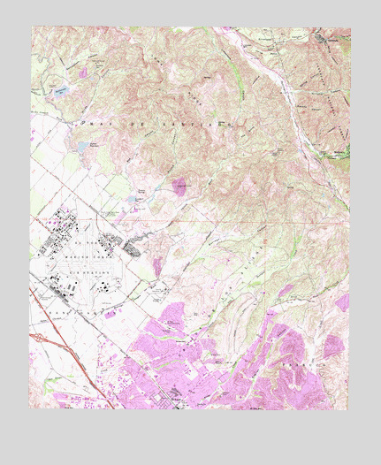 El Toro, CA USGS Topographic Map