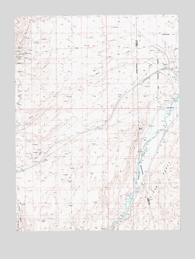 Carlin West, NV USGS Topographic Map
