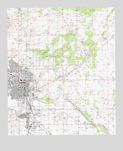 Carlsbad East, NM USGS Topographic Map