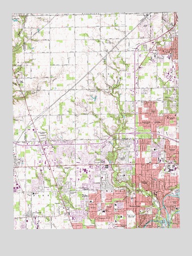 Carmel, IN USGS Topographic Map