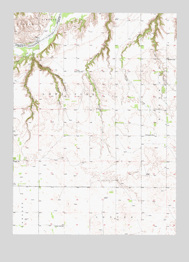 Carns, NE USGS Topographic Map