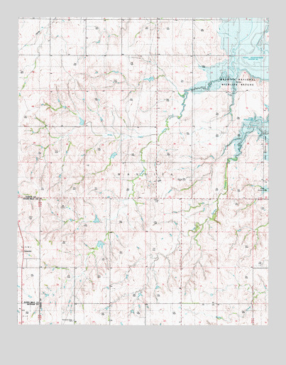 Carpenter, OK USGS Topographic Map