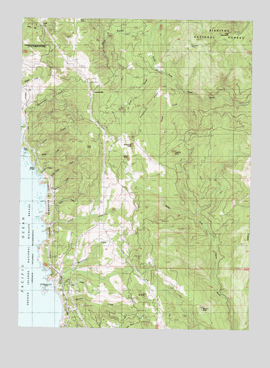 Carpenterville, OR USGS Topographic Map