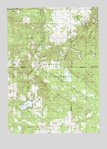 Carr, MI USGS Topographic Map