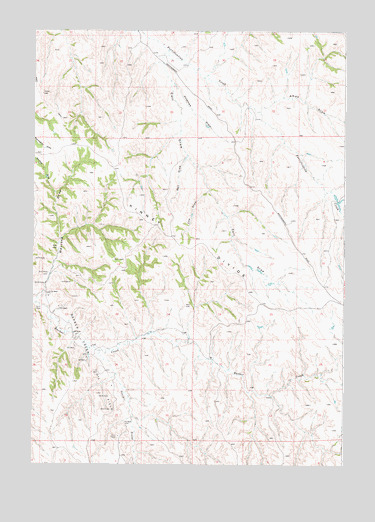 Carr Draw, WY USGS Topographic Map