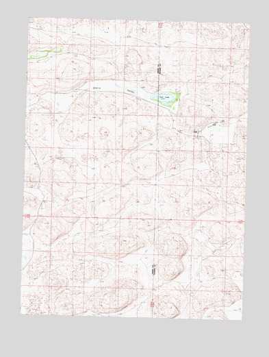 Carr Lake, NE USGS Topographic Map