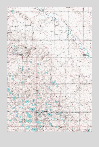 Carrington SW, ND USGS Topographic Map