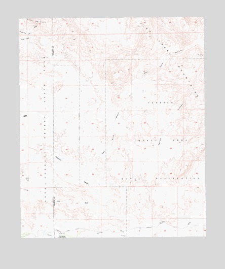 Carrizo Mountain NE, CA USGS Topographic Map