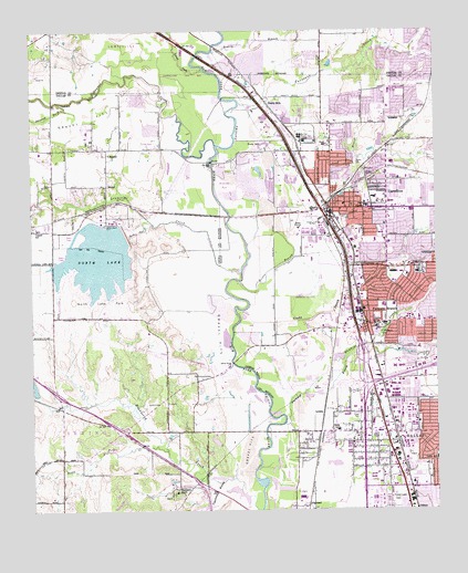 Carrollton, TX USGS Topographic Map