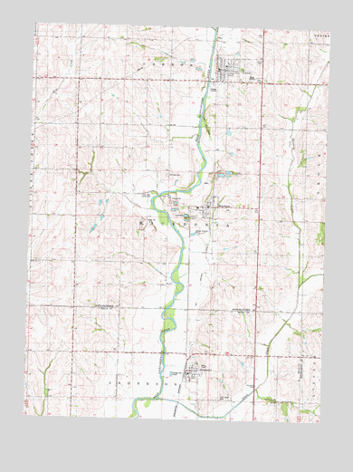 Carson, IA USGS Topographic Map