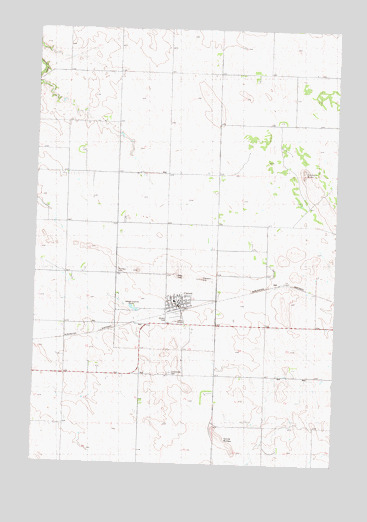 Carson, ND USGS Topographic Map